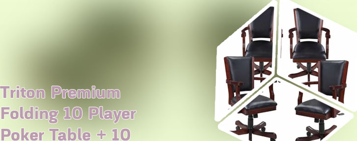 Leather poker table chairs