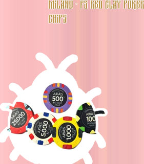 Milano poker chips