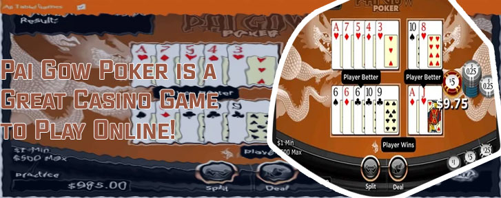 Pai gow poker online casino